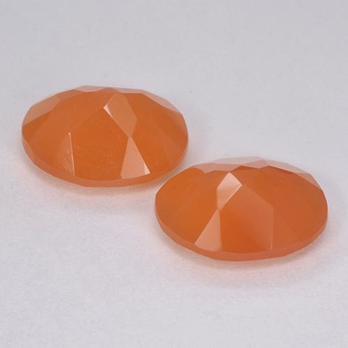 Achetez naturel 6.02ct Orange intense Cornaline gems, Coupe ovale, En provenance Inde chez GemSelect. En stock, livraison internationale!