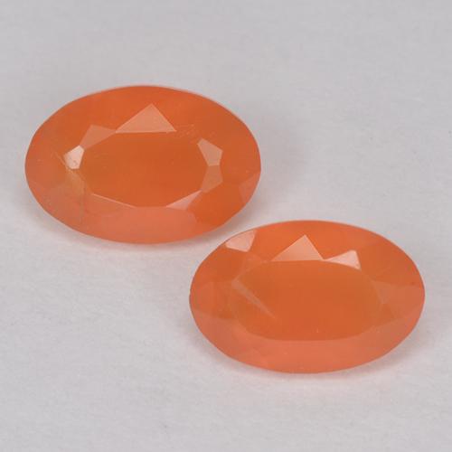 Achetez naturel 0.77ct Orange feu Cornaline gems, Coupe ovale, En provenance Inde chez GemSelect. En stock, livraison internationale!