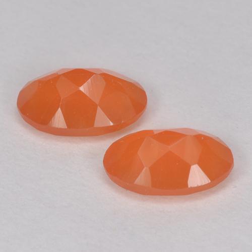 Achetez naturel 0.77ct Orange feu Cornaline gems, Coupe ovale, En provenance Inde chez GemSelect. En stock, livraison internationale!