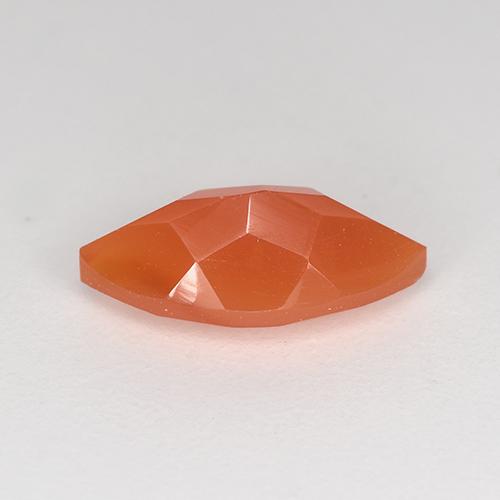 Cornaline Orange moyen naturelle Marquise, 1.05 ct, Translucide