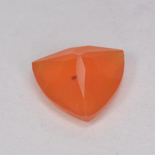 Cornaline Orange vif naturelle Trillion, 0.98 ct, Translucide