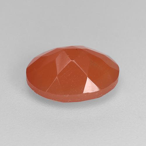 Cornaline Orange moyen naturelle Coupe ovale, 1.69 ct, Translucide
