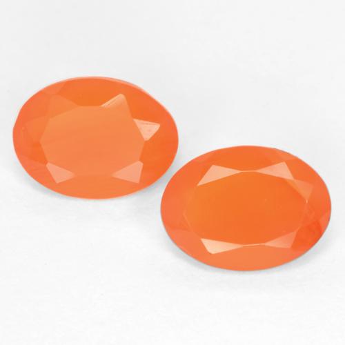 Achetez naturel 1.16ct Orange moyen Cornaline gems, Coupe ovale, En provenance Brésil chez GemSelect. En stock, livraison internationale!