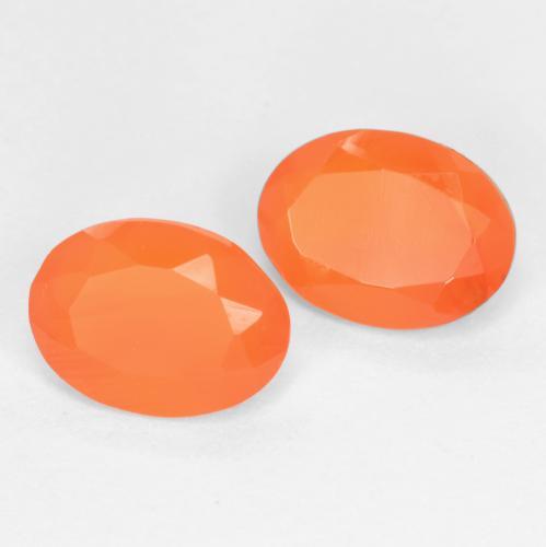 Achetez naturel 1.16ct Orange moyen Cornaline gems, Coupe ovale, En provenance Brésil chez GemSelect. En stock, livraison internationale!