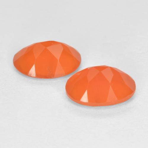 Achetez naturel 1.39ct Orange feu Cornaline gems, Coupe ovale, En provenance Brésil chez GemSelect. En stock, livraison internationale!