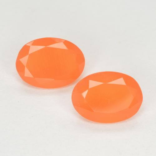 Achetez naturel 1.19ct Orange vif Cornaline gems, Coupe ovale, En provenance Brésil chez GemSelect. En stock, livraison internationale!