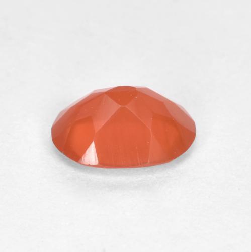 Cornaline Orange feu naturelle Coupe ovale, 0.60 ct, Translucide