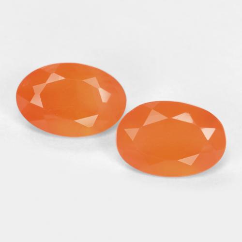 Achetez naturel 0,77ct orange cornaline gems, coupe ovale, en provenance brésil chez gemselect. en stock, livraison internationale!