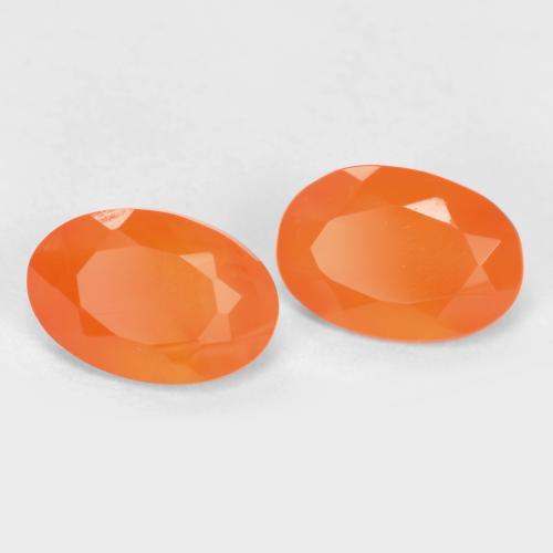 Achetez naturel 0,77ct orange cornaline gems, coupe ovale, en provenance brésil chez gemselect. en stock, livraison internationale!