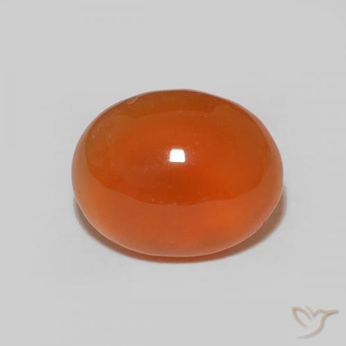 2.48ct Naturel Orange intense Cornaline, ovale, Opaque