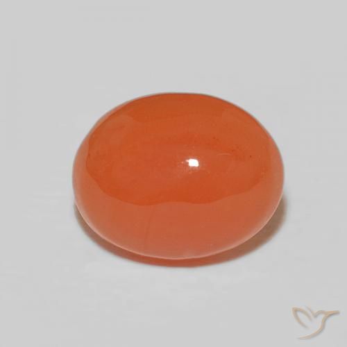 2.58ct Naturel Orange rougeâtre Cornaline, ovale, Opaque