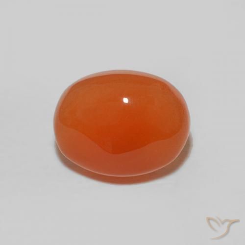 2.22ct Naturel Orange rouge foncé Cornaline, ovale, Opaque