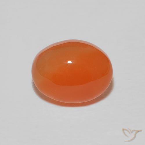 2.34ct Naturel Orange intense Cornaline, ovale, Opaque