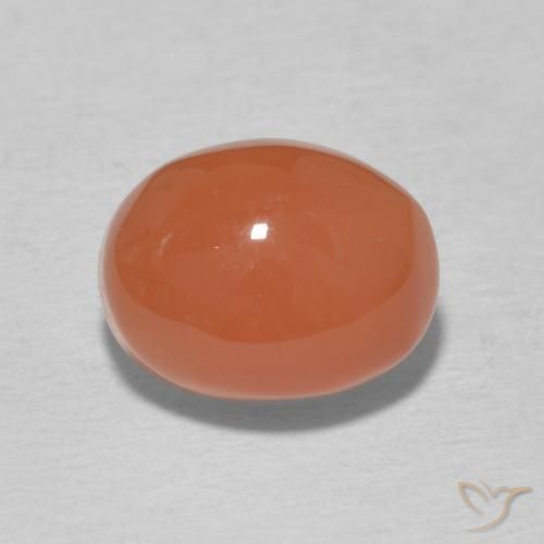 3.63ct Naturel Orange moyen Cornaline, ovale, Opaque
