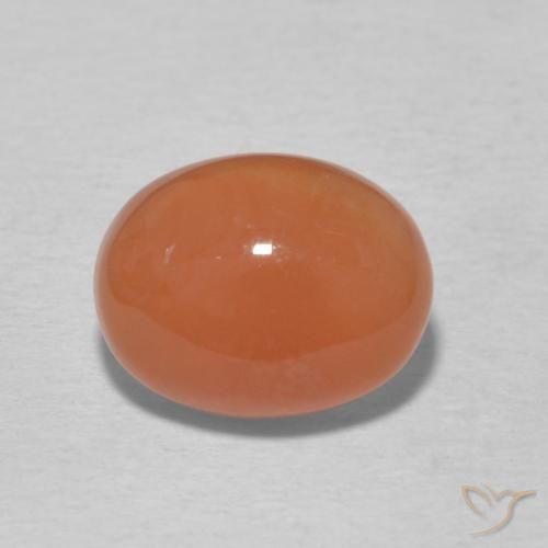2.95ct Naturel Orange clair Cornaline, ovale, Opaque