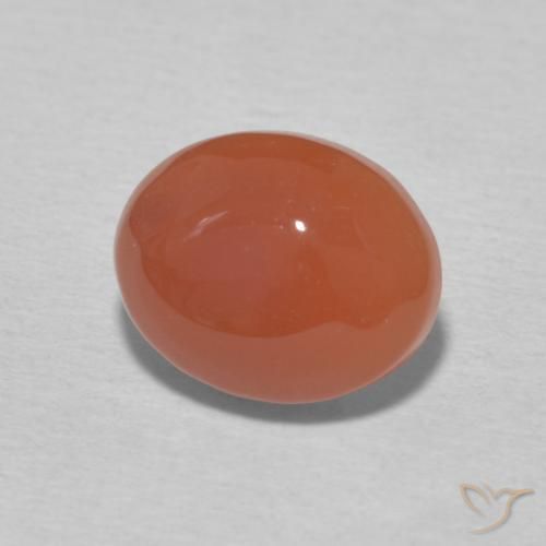 Cornaline Orange moyen naturelle ovale, 2.66 ct, Opaque
