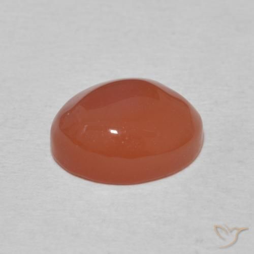Cornaline Orange moyen naturelle ovale, 2.66 ct, Opaque