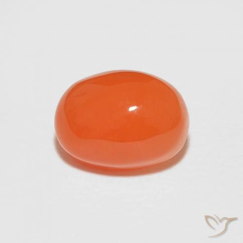 1.89ct Naturel Orange rouge foncé Cornaline, ovale, Opaque