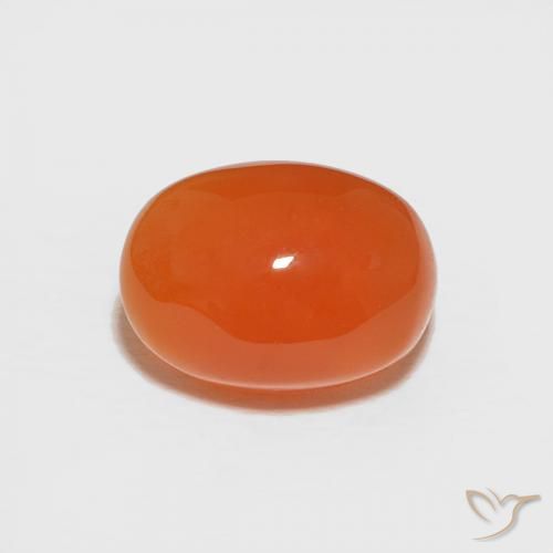 1.81ct Naturel Orange feu Cornaline, ovale, Opaque