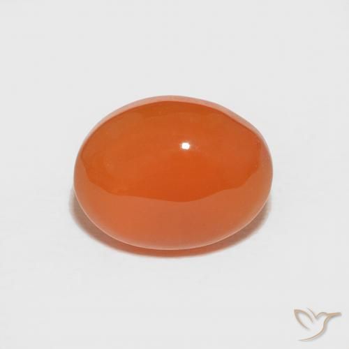 1.78ct Naturel Orange feu Cornaline, ovale, Opaque