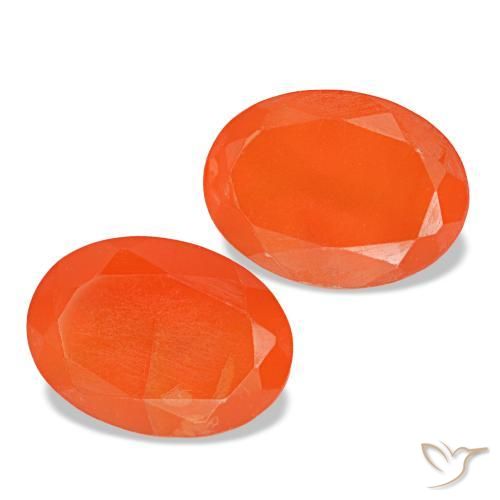 Achetez naturel 1,39ct orange cornaline gems, coupe ovale, en provenance inde chez gemselect. en stock, livraison internationale!