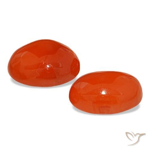 Achetez naturel 4,82ct rouge cornaline gems, coupe ovale, en provenance inde chez gemselect. en stock, livraison internationale!