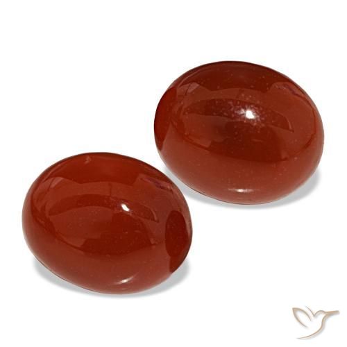 Achetez naturel 7,52ct rouge cornaline gems, coupe ovale, en provenance inde chez gemselect. en stock, livraison internationale!
