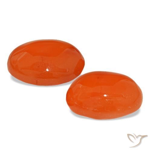 Achetez naturel 4,71ct orange cornaline gems, coupe ovale, en provenance inde chez gemselect. en stock, livraison internationale!