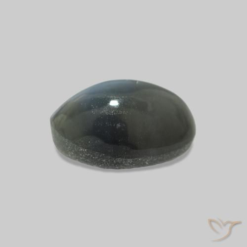 Cat's Eye Alexandrite Gris moyen naturelle ovale, 1.00 ct, Opaque