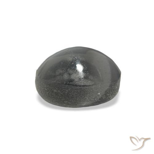 Cat's eye alexandrite gris naturelle coupe ovale, 1,03 ct, opaque