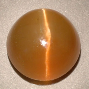 Cat's eye apatite jaune naturelle transparent, 3,62 ct, transparent / translucide