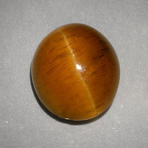 Cat's eye apatite jaune naturelle transparent, 5,05 ct, transparent / translucide