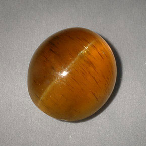 Cat's eye apatite jaune naturelle transparent, 5,05 ct, transparent / translucide