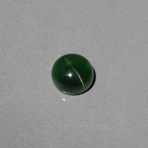 Oeil de chat Apatite Vert naturelle Coupe roude, 2.01 ct, Translucide