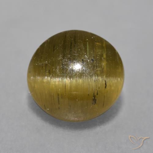 Oeil de chat Apatite Brun moyen naturelle Tour, 3.02 ct, Translucide