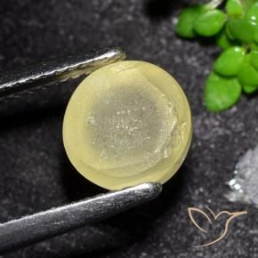 Oeil de chat Apatite Jaune moyen naturelle Tour, 3.41 ct, Translucide