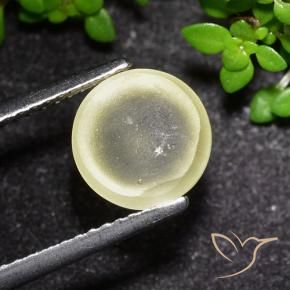Oeil de chat Apatite Jaune pâle naturelle Tour, 3.48 ct, Transparent