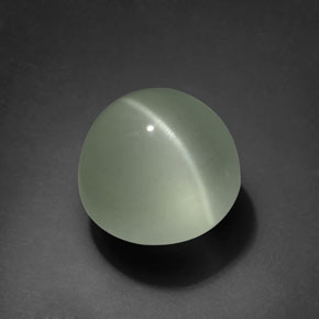 Oeil de Chat Aigue-Marine Bleu vert naturelle Tour, 8.61 ct, Transparent
