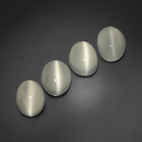 Achetez naturel ct blanc cat's eye moonstone gems, transparent, en provenance inde chez gemselect. en stock, livraison internationale!