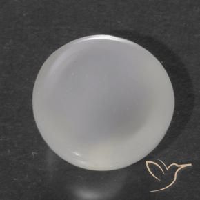 Pierre de lune œil de chat Blanc translucide naturelle Tour, 1.40 ct, Transparent