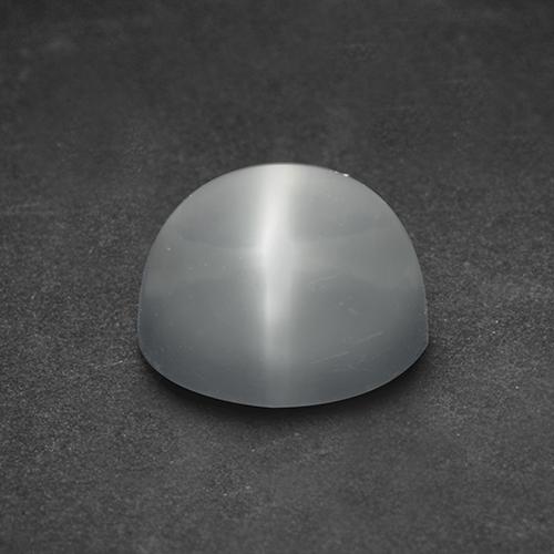 Pierre de lune œil de chat Blanc naturelle Tour, 1.54 ct, Transparent