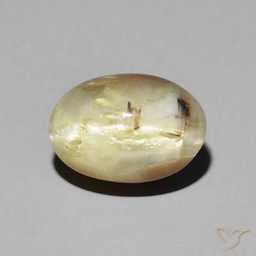 2.72ct Naturel Brun doré Opale œil de chat, ovale, Translucide