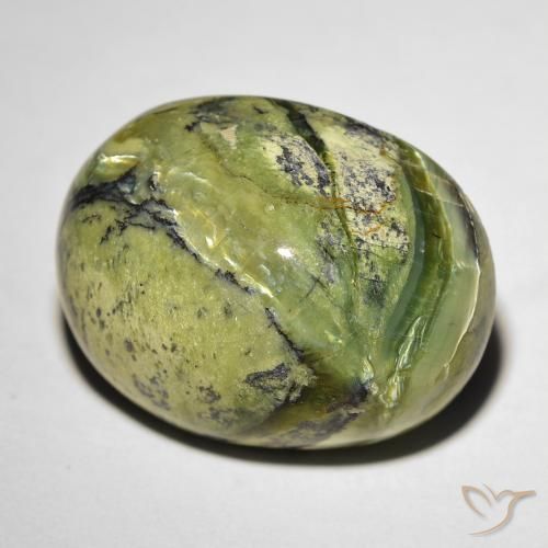 Opale œil de chat Vert terre naturelle ovale, 15.89 ct, Opaque