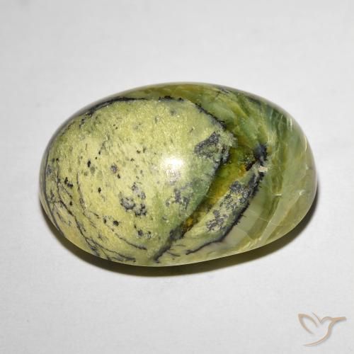 Opale œil de chat Vert terre naturelle ovale, 15.89 ct, Opaque