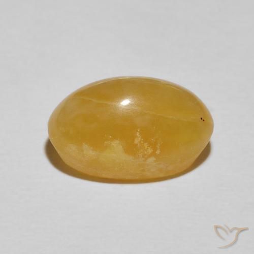Opale œil de chat Doré moyen naturelle ovale, 4.84 ct, Opaque