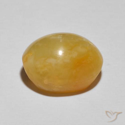 Opale œil de chat Doré naturelle ovale, 7.90 ct, Opaque