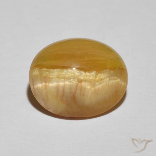 4.86ct Naturel Brun doré Opale œil de chat, ovale, Opaque