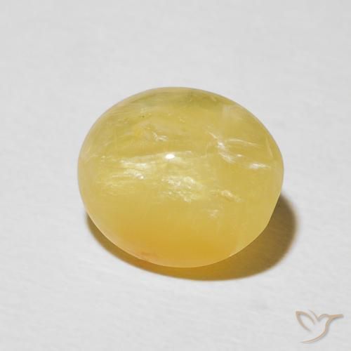 Opale œil de chat Doré moyen naturelle ovale, 3.13 ct, Opaque