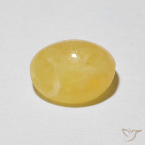 Opale œil de chat Doré moyen naturelle ovale, 3.13 ct, Opaque