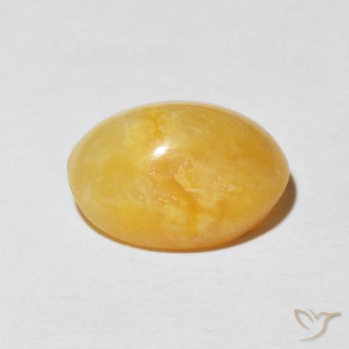 Opale œil de chat Doré vif naturelle ovale, 6.38 ct, Opaque